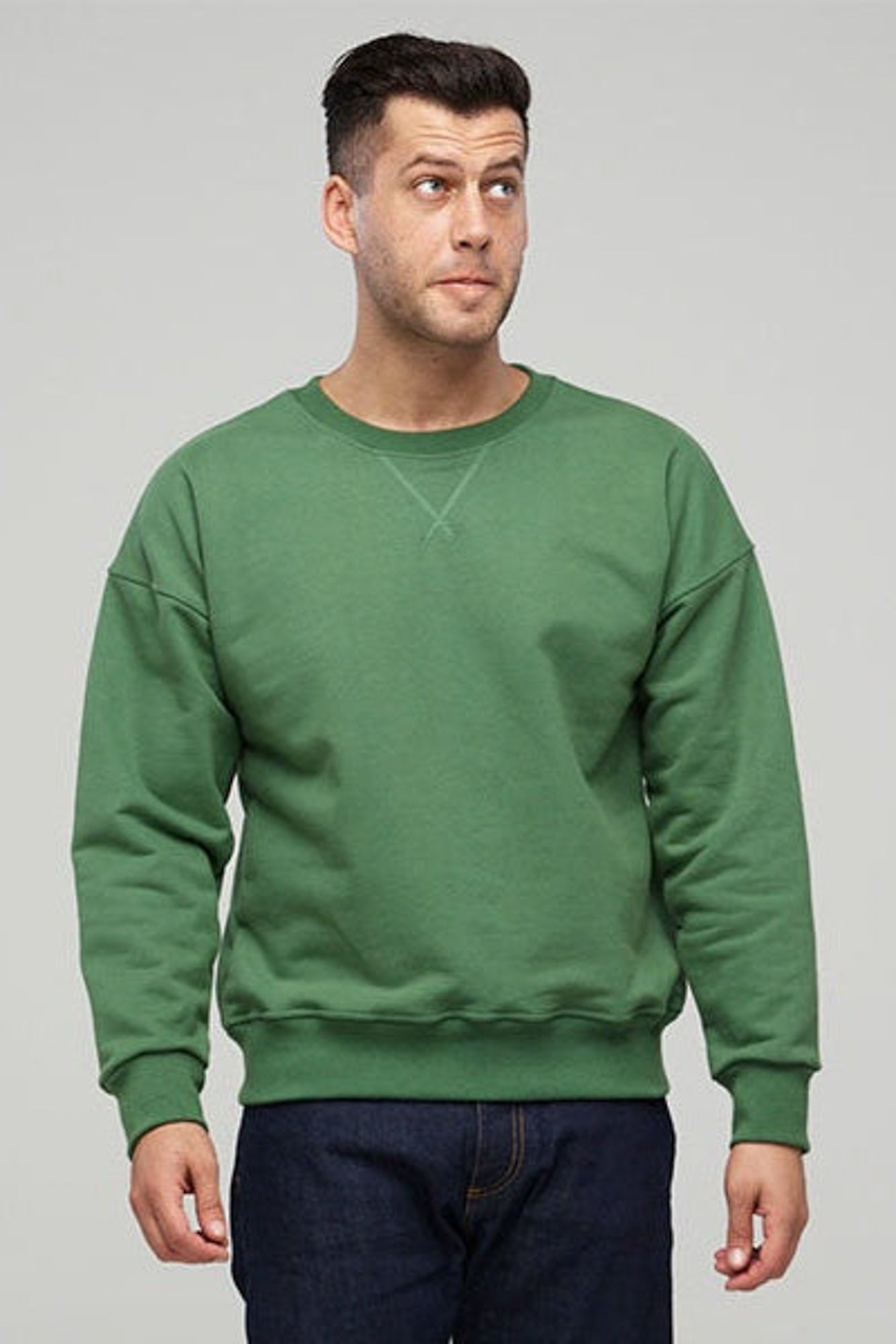 Men's Heritage Sweatshirt Original Fit - Bottle Green