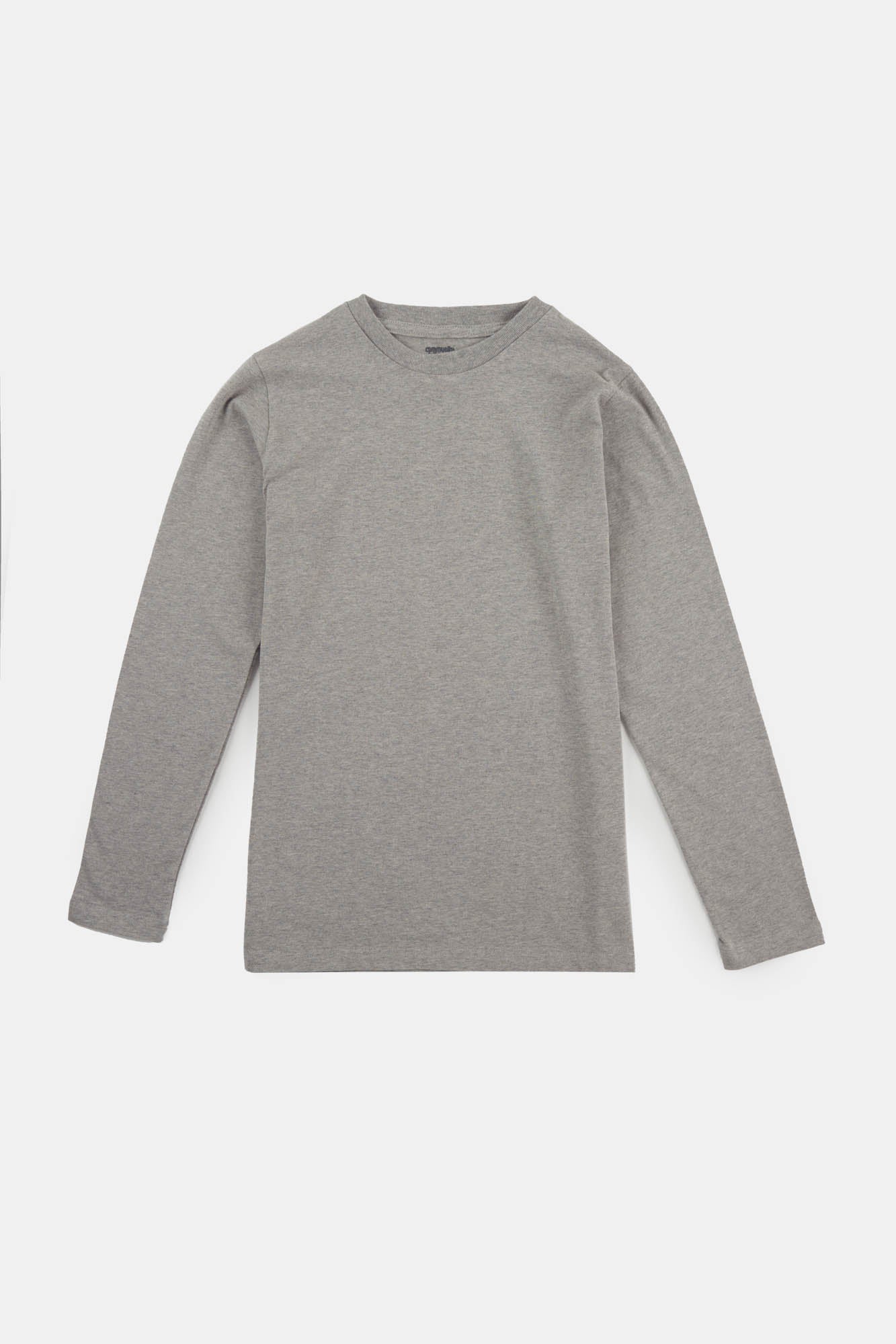 Women's Long Sleeve T Shirt - Grey Marl
