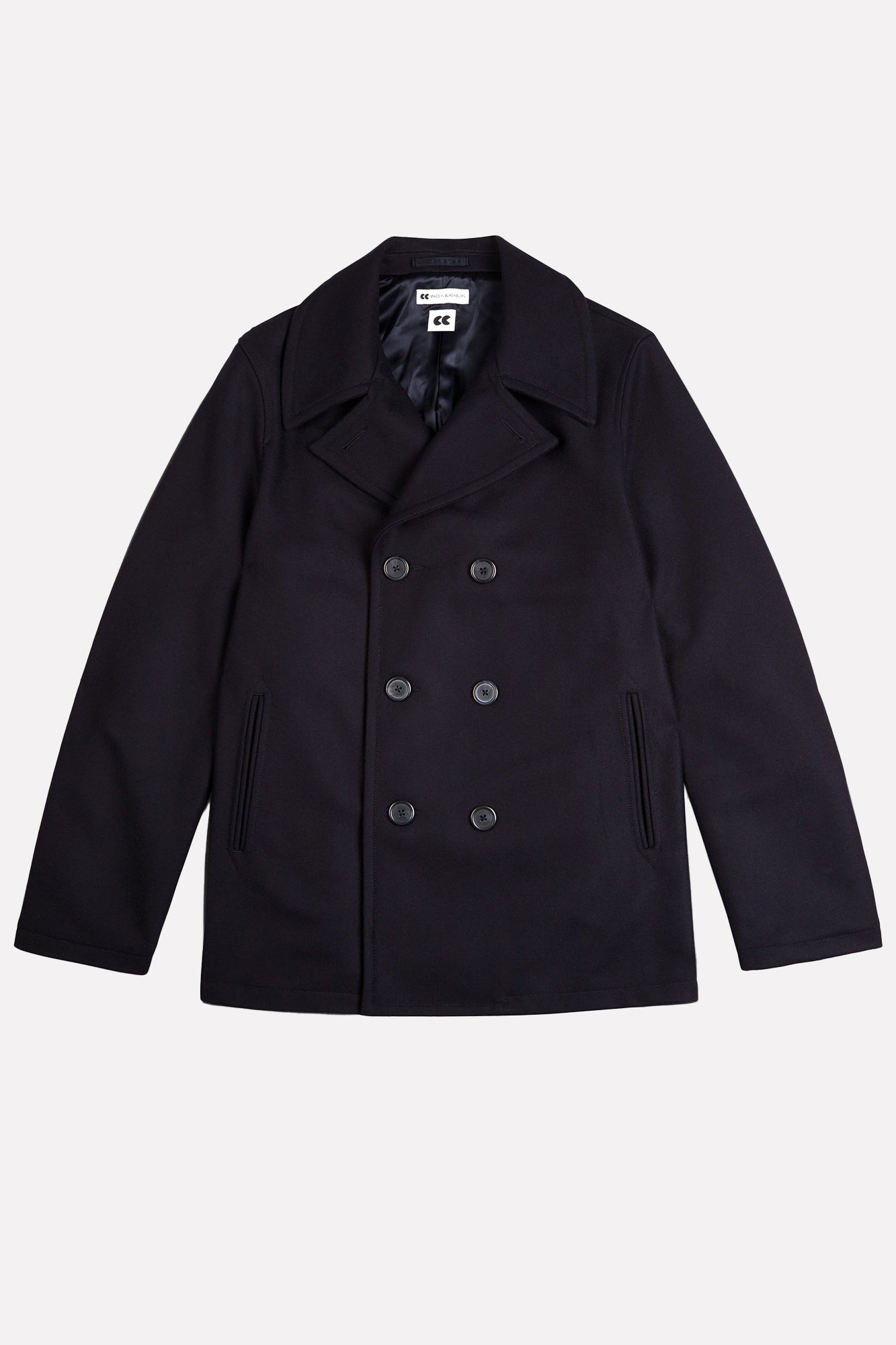Men's Wool Peacoat - Navy