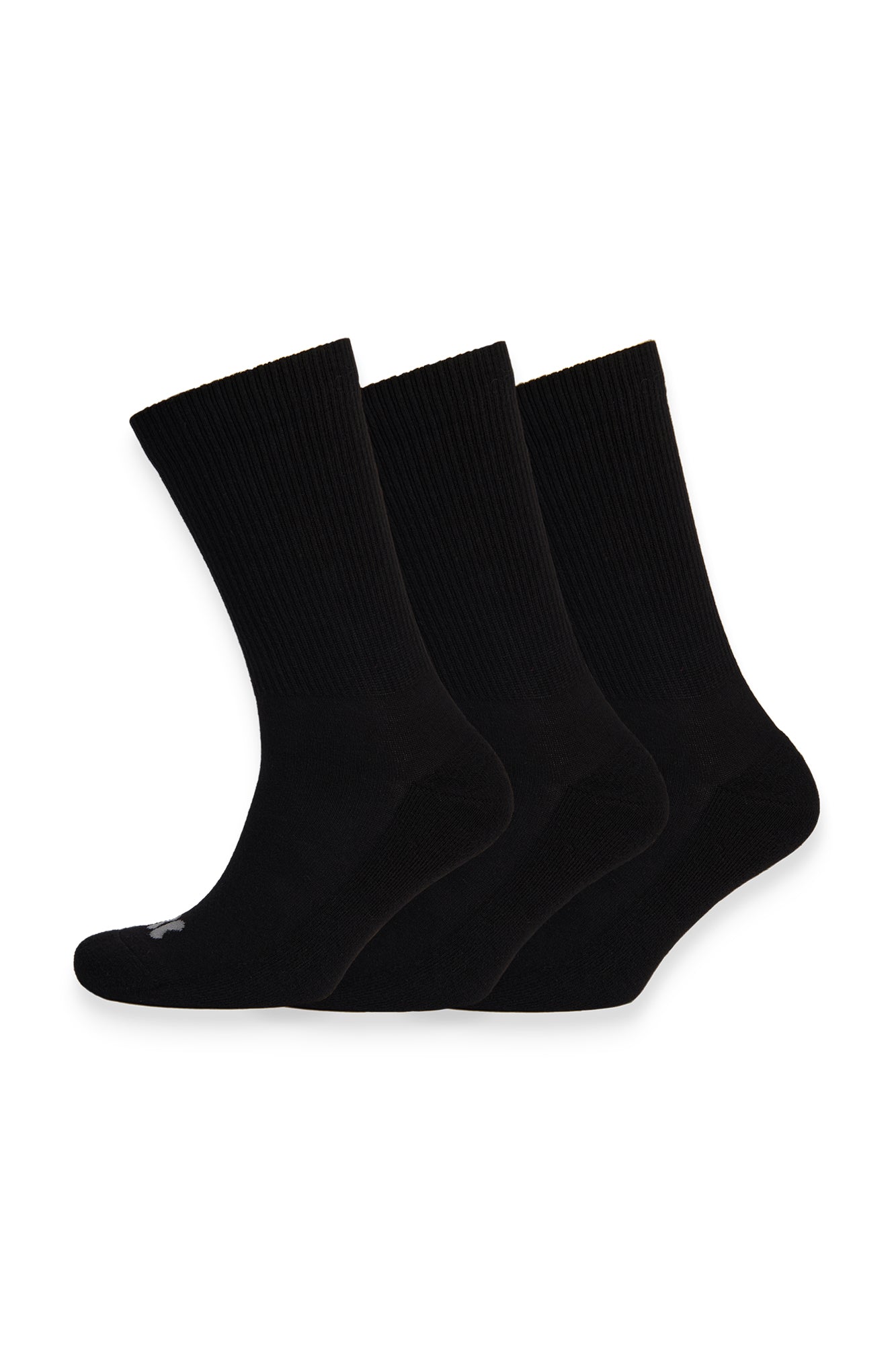 Sports Cotton Sock Calf 3 Pack - Black