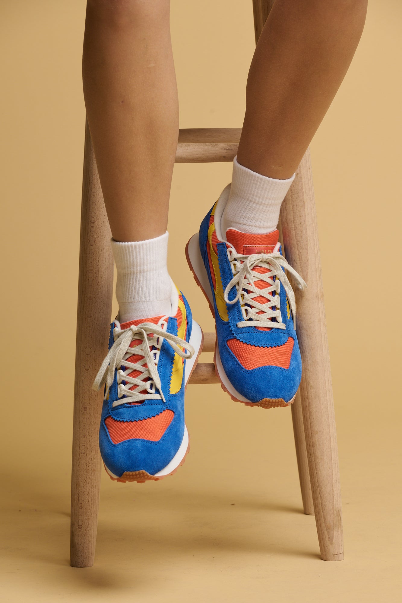 Women's Parlick Trainer - Orange/Bright Cobalt/Yellow