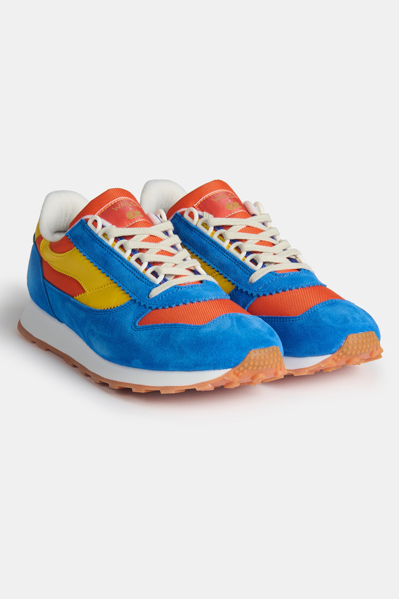 Mens Parlick Trainer - Orange/Bright Cobalt/Yellow