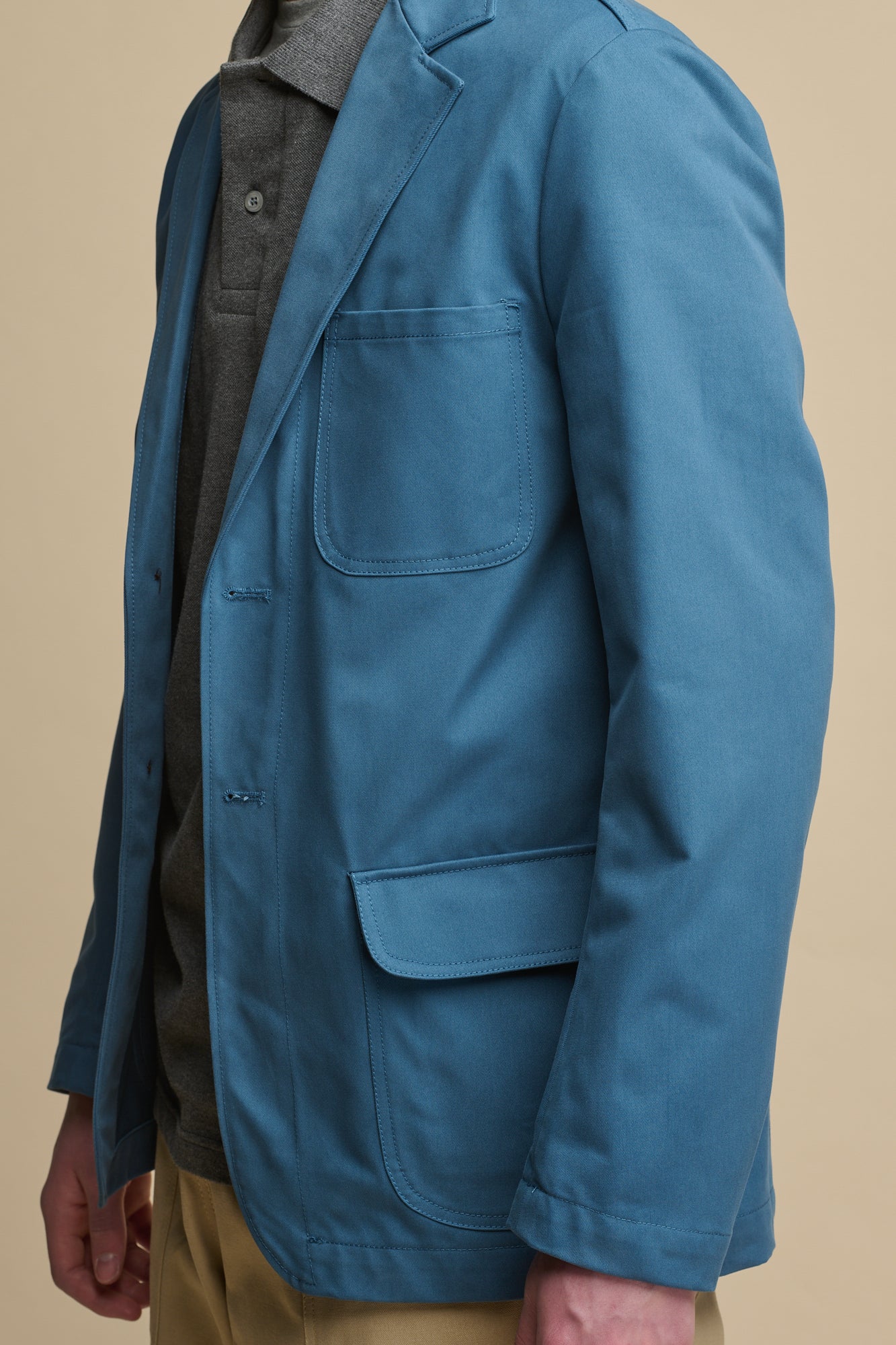 Men's James Single Breasted Blazer - RAF Blue