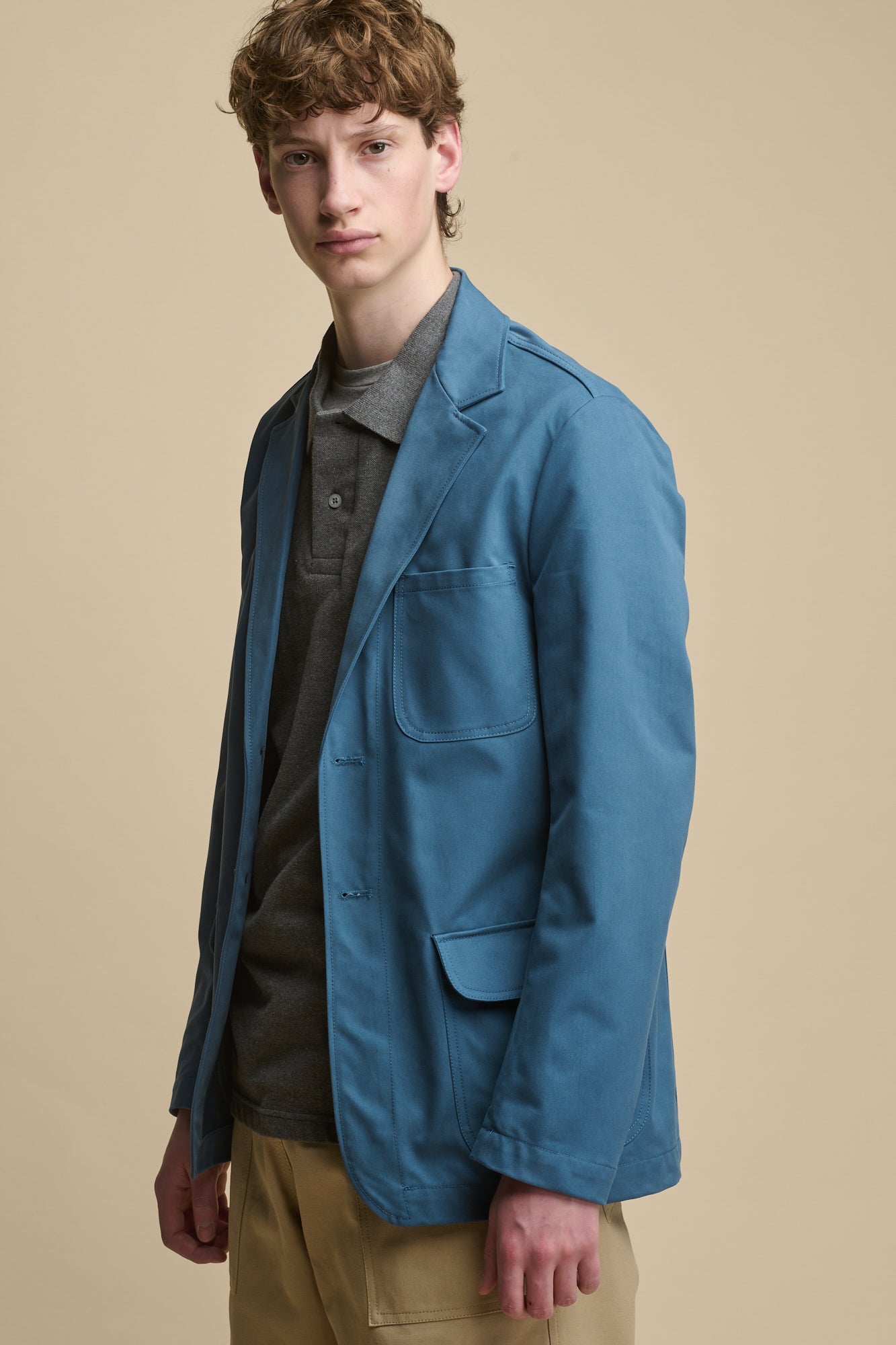 Men's James Single Breasted Blazer - RAF Blue