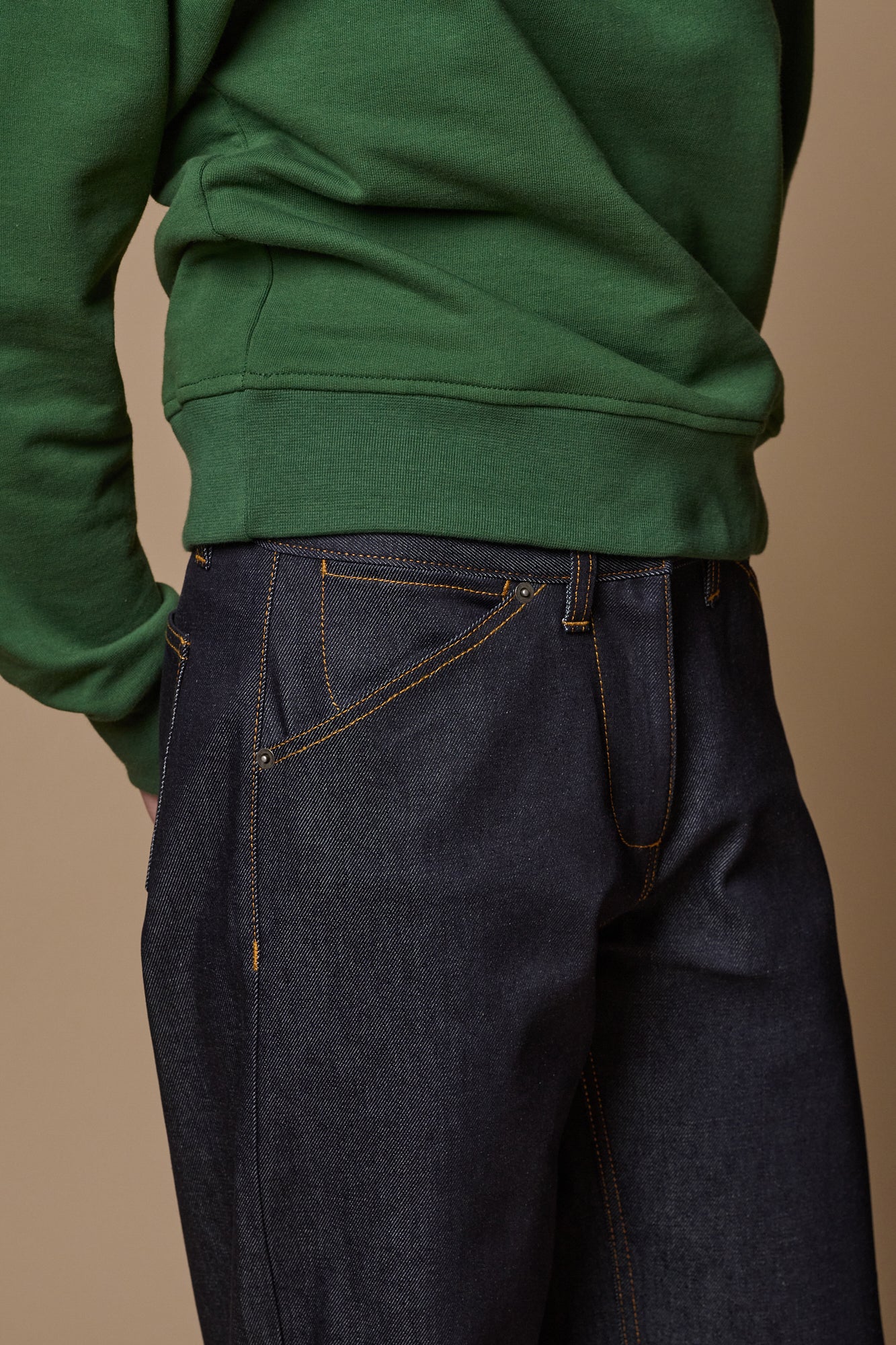 Women's Chore Wide Tapered Jean -Indigo