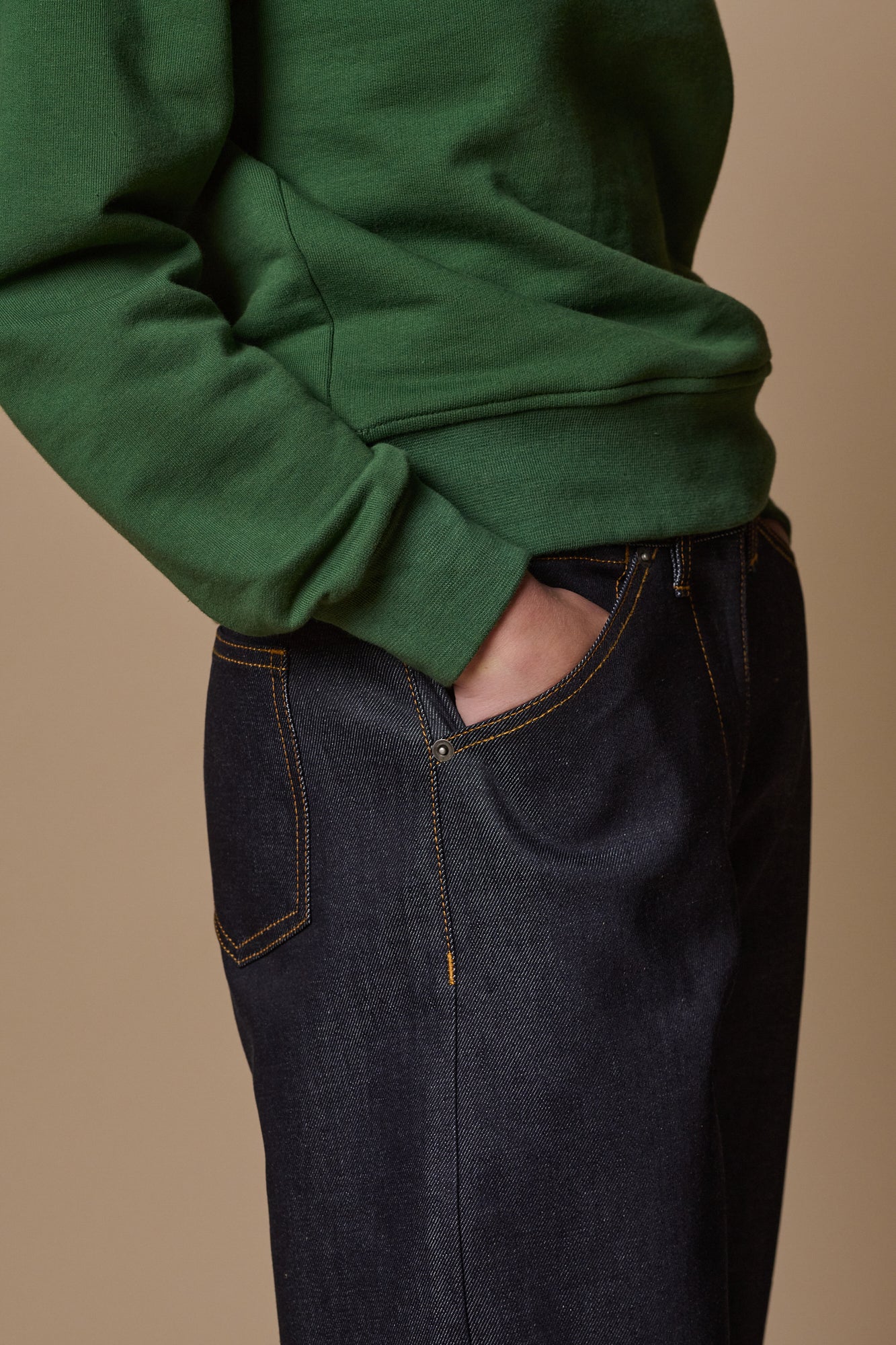 Women's Chore Wide Tapered Jean -Indigo