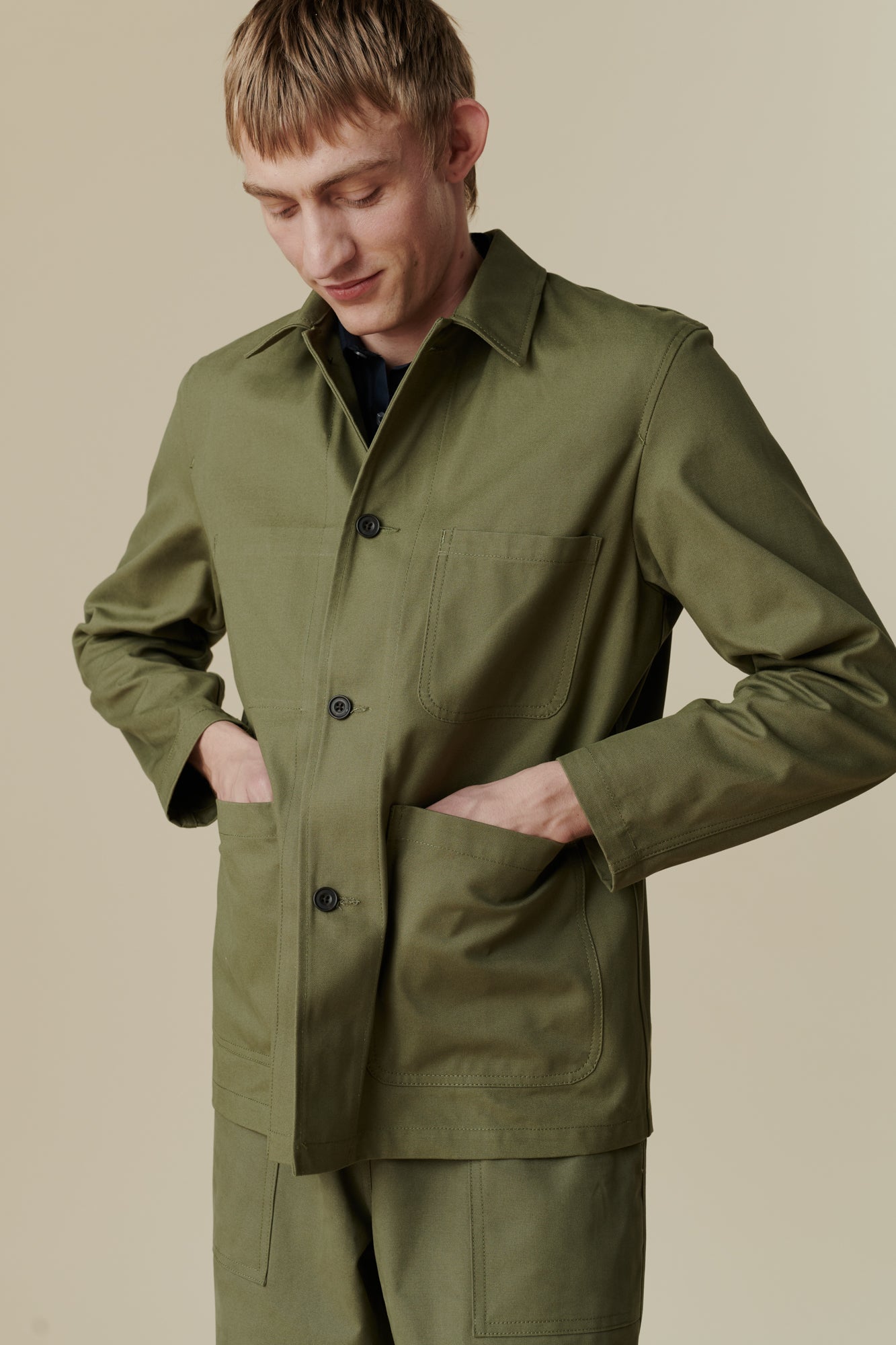 Men's Chore Jacket - Olive