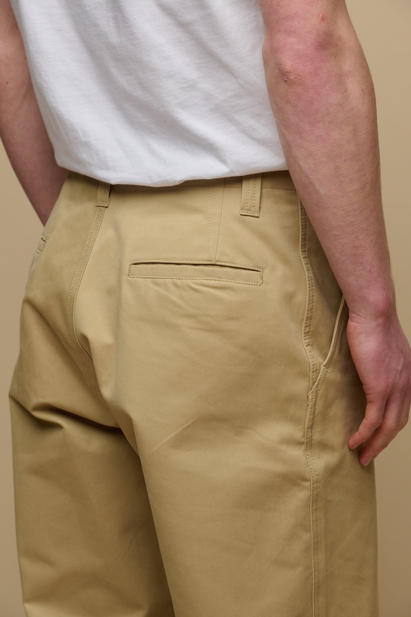 Men's Field Heavyweight 100% Cotton Twill Trousers - Stone
