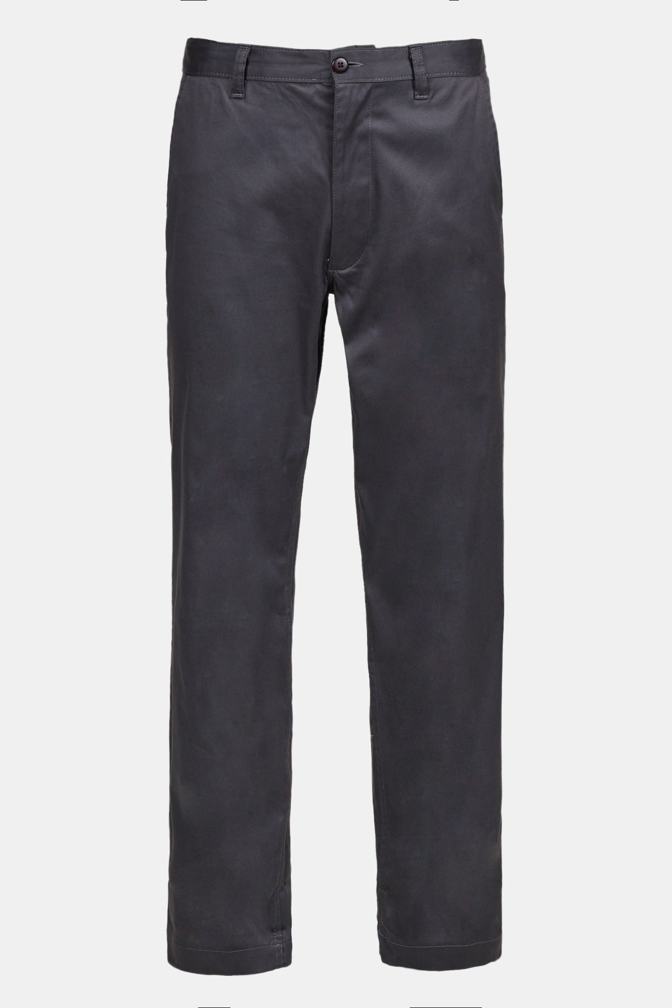 Men's Slim Lightweight Stretch Cotton Twill Chinos - Slate Grey