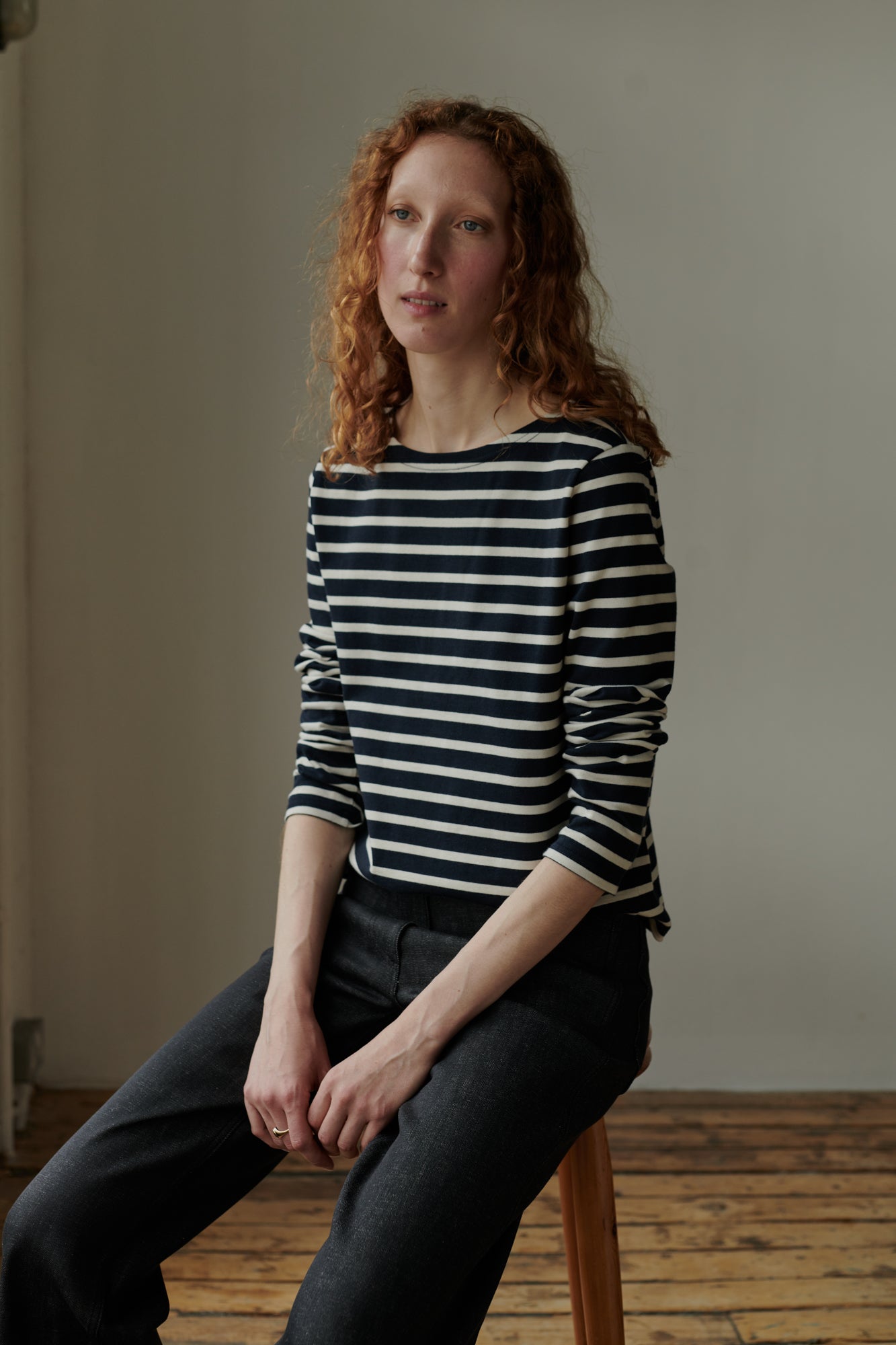 Women's Breton - Navy/Ecru