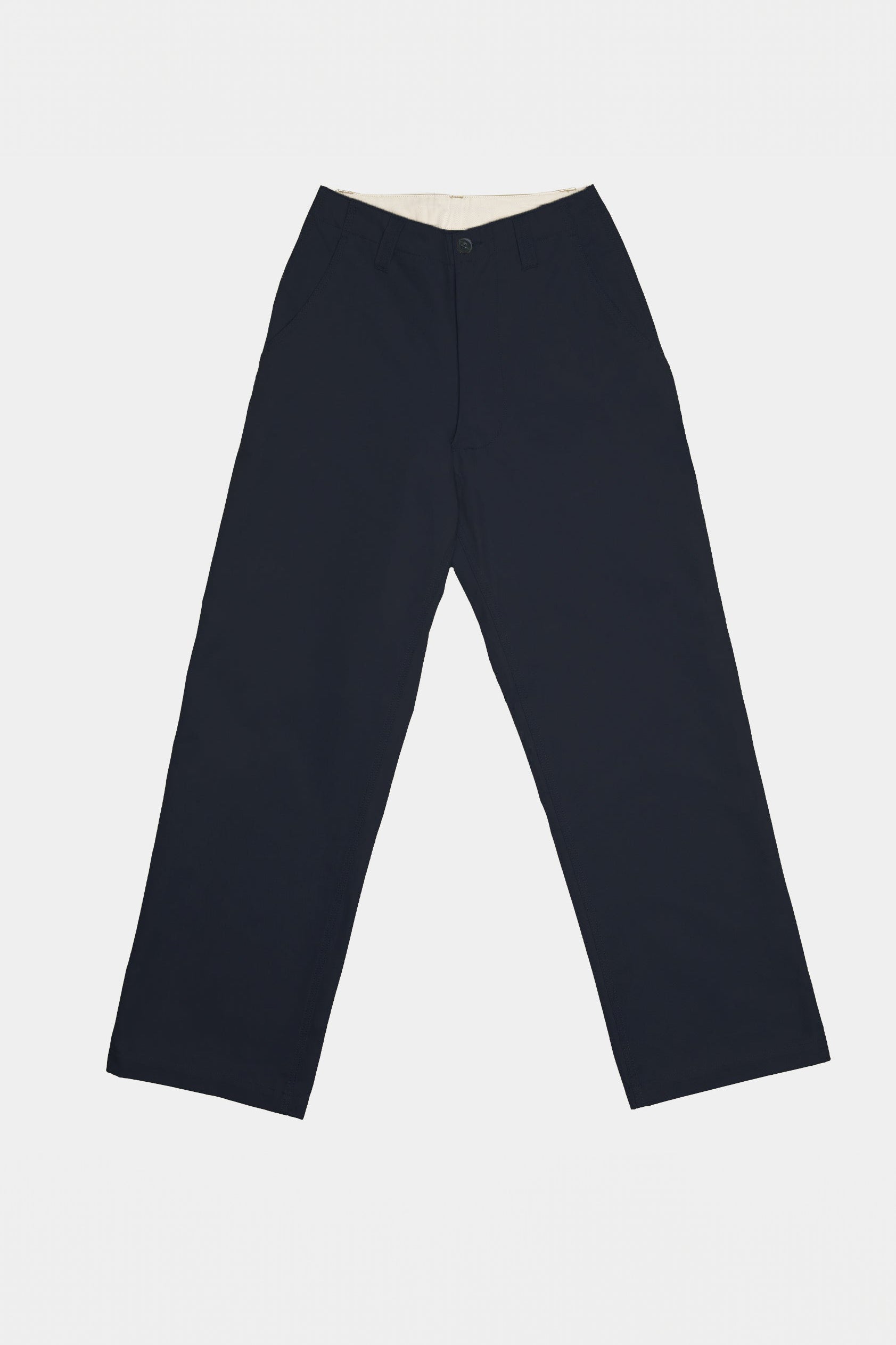 Men's Field Heavyweight 100% Cotton Twill Trousers - Dark Navy