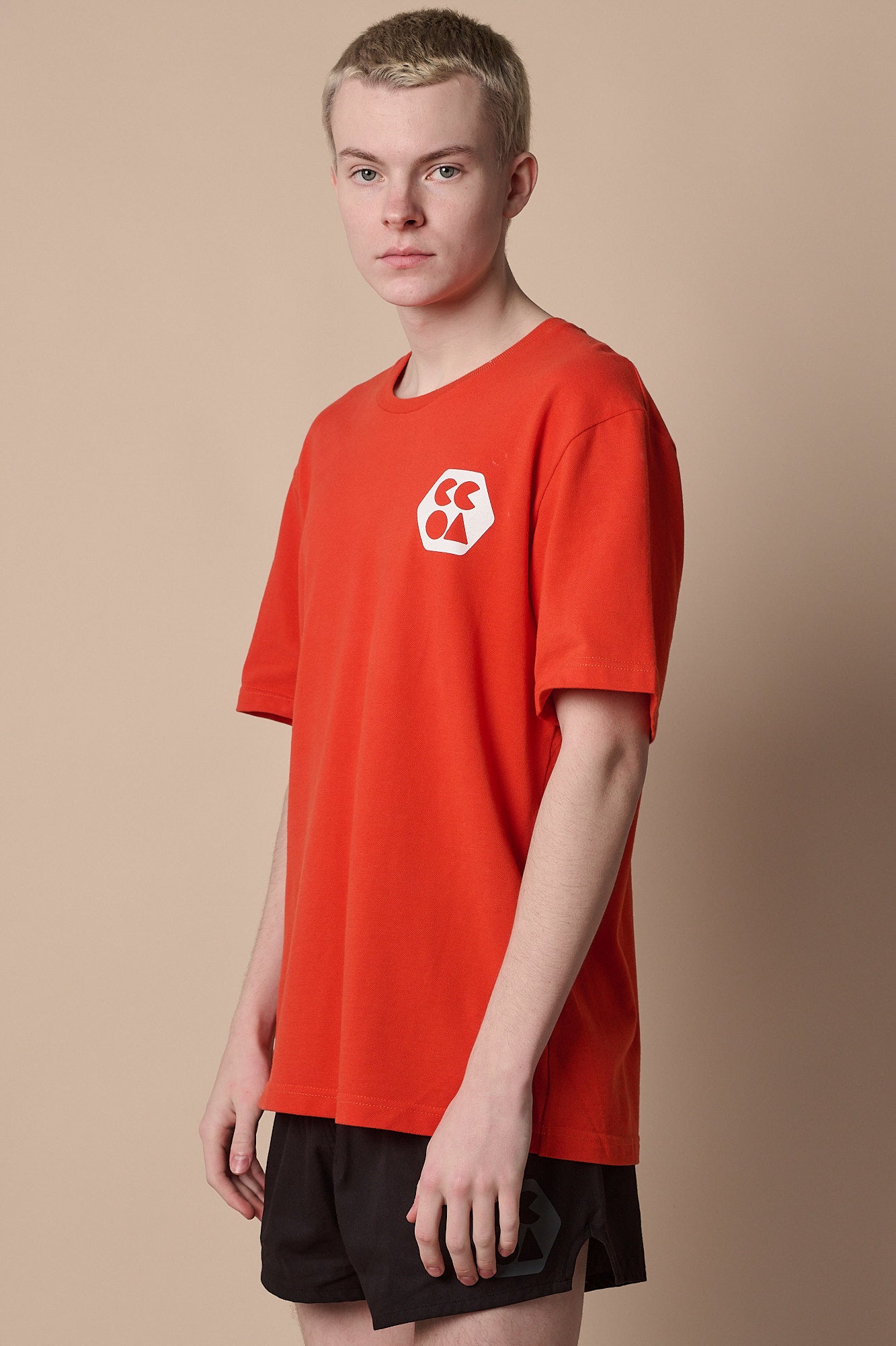 Men's Breathable T Shirt Plastic Free - Flame Red