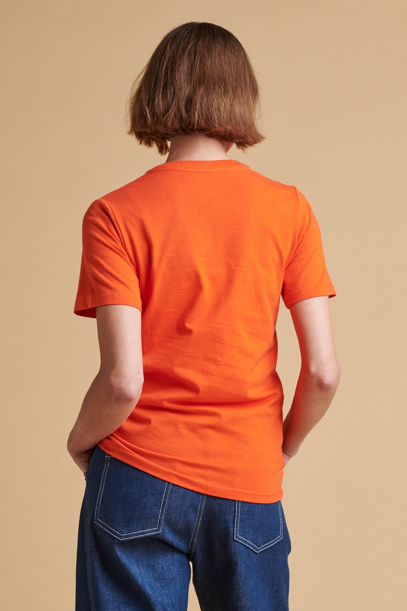 Women's Short Sleeve T Shirt - Flame Red
