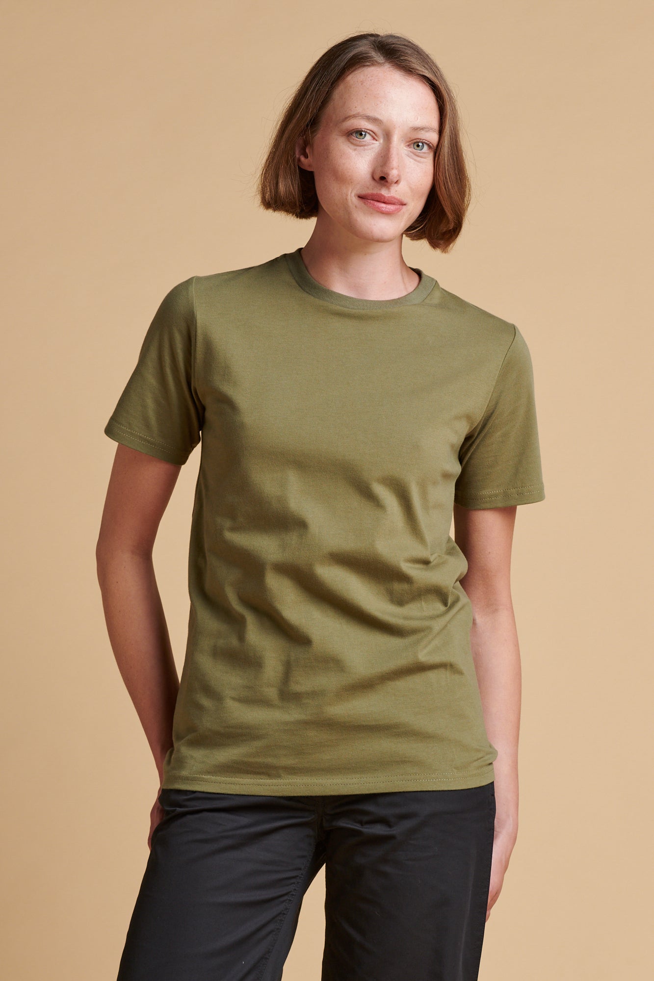 Women's Short Sleeve T Shirt - Olive
