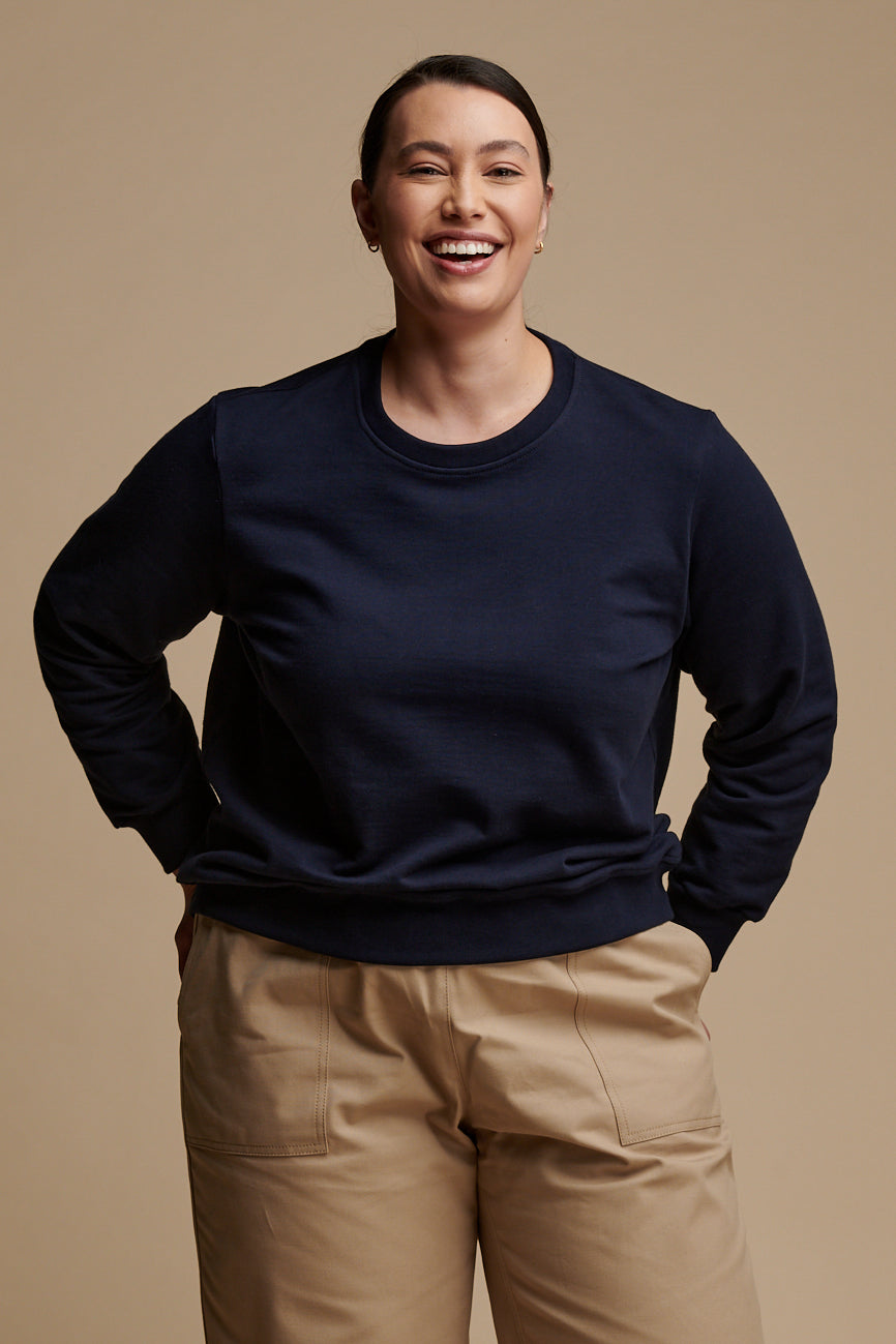 Women's Sweatshirt - Navy