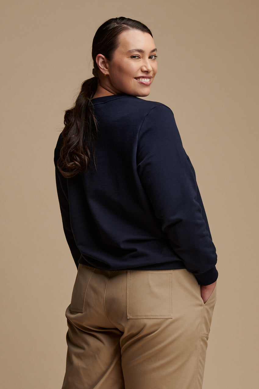 Women's Sweatshirt - Navy