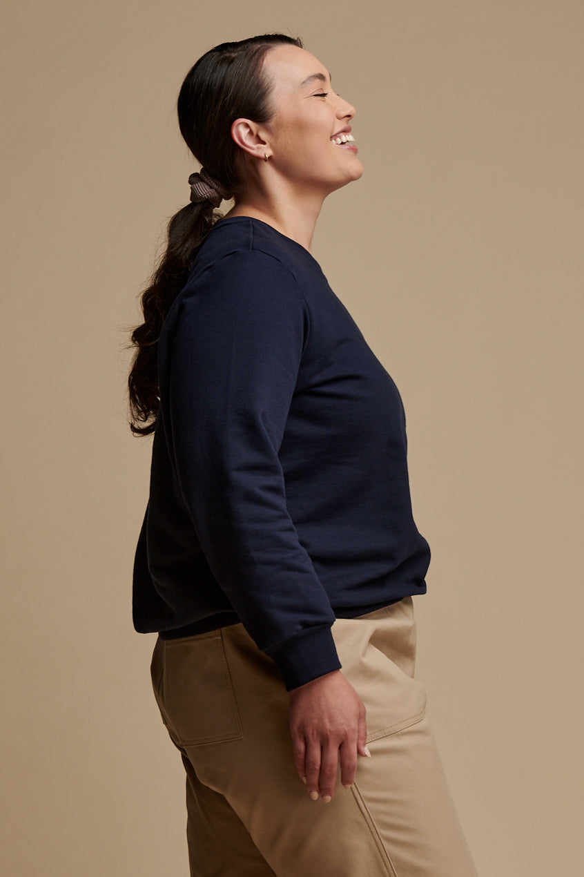 Women's Sweatshirt - Navy