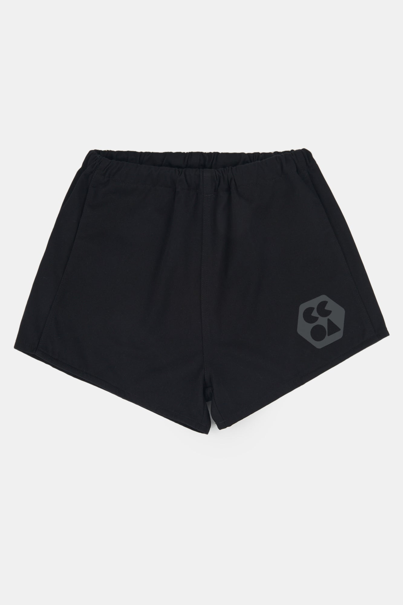 Women's Heavyweight Sports Short Plastic Free - Black